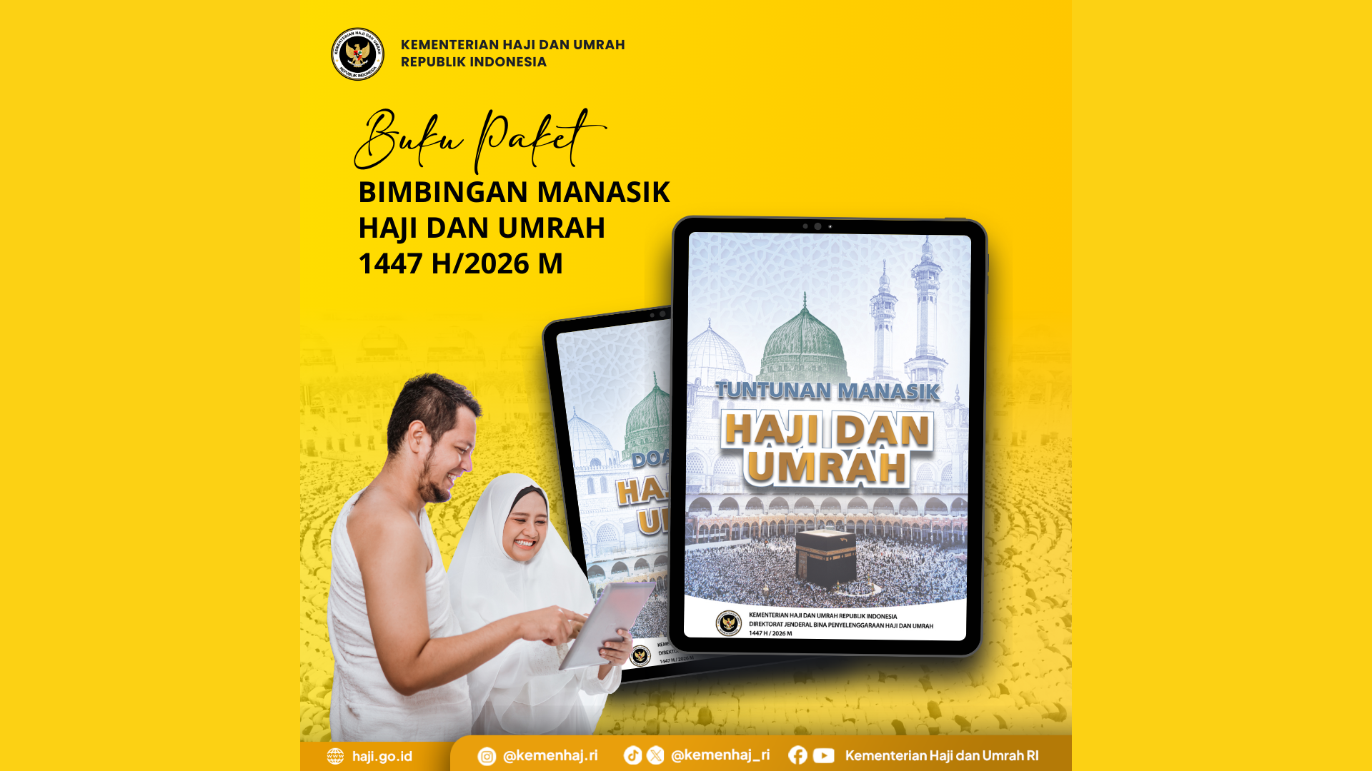 Kemenhaj Rilis Buku Paket Bimbingan Manasik Haji dan Umrah 2026